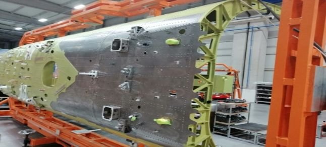 Üretilen helikopter gövdeleri Kore’ye gönderiliyor