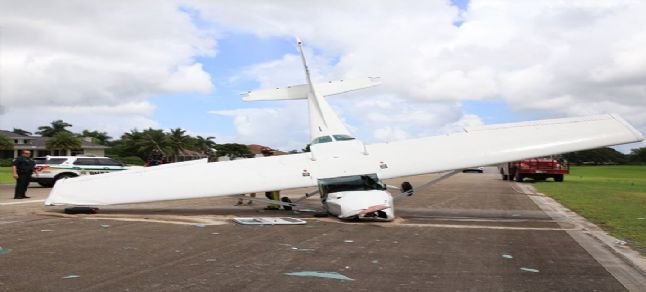 Havacılık kulübünde uçak kazası