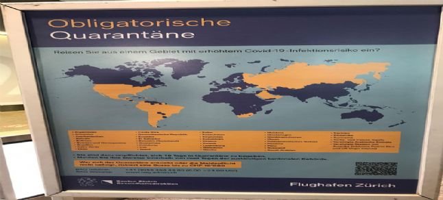 Zürih Havalimanı’nda Türkiye’yi haritadan sildiler