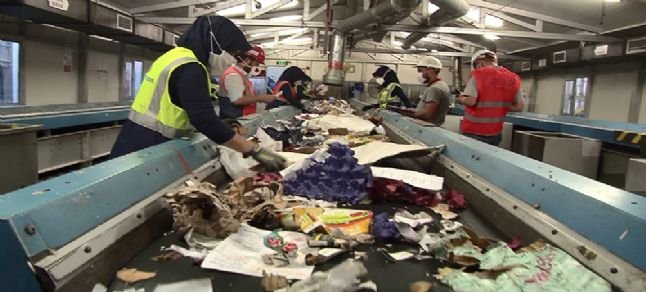 Sabiha Gökçen’in atıkları ayrıştırıldı binlerce ağaç kurtarıldı