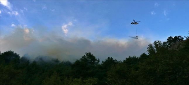 Adana’daki orman yangınına müdahale devam ediyor