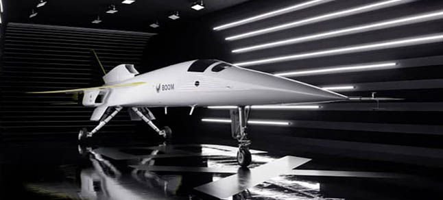 Boom yeni uçağını görücüye çıkardı