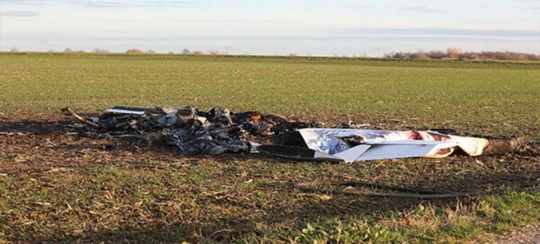 Almanya’da uçak düştü: 1 ölü