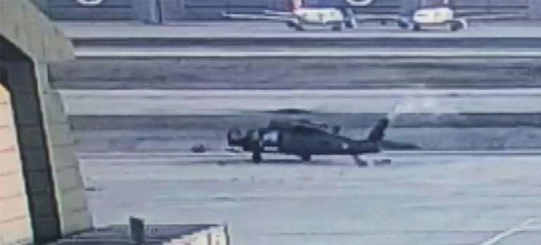 İSG’deki helikopter kazasının görüntüleri ortaya çıktı