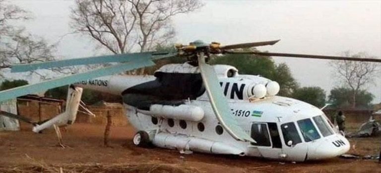 Sudan’da Etiyopya sınırında askeri helikopter düştü
