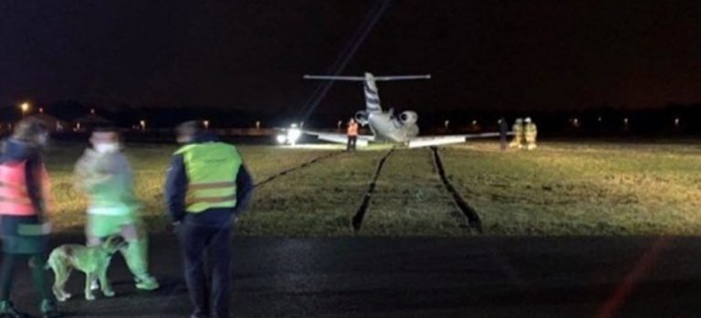 Dries Mertens’in uçağı pistten çıktı