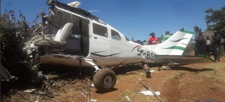 Kenya’da uçak düştü: 2 ölü