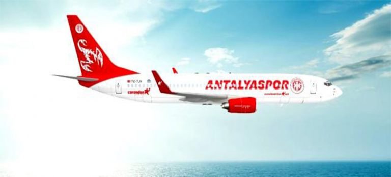 Corendon Airlines, Antalyaspor için özel takım uçağı hazırladı