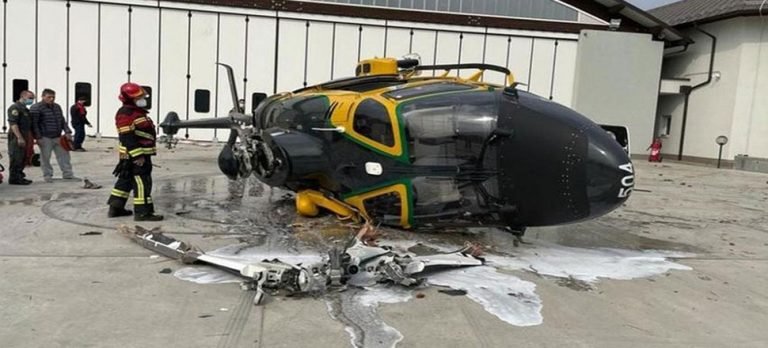 İtalya’da polis helikopteri kaza yaptı