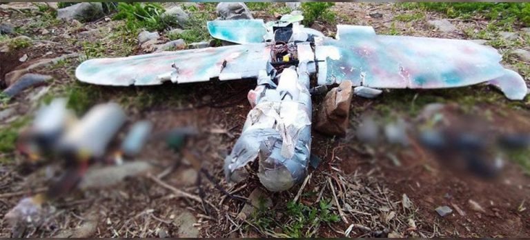 Metina’da teröristlerin maket uçağı düşürüldü