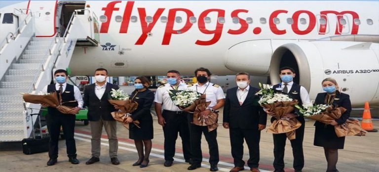 Gazipaşa-Alanya Pegasus’un Kiev’den gelen ilk uçuşunu karşıladı