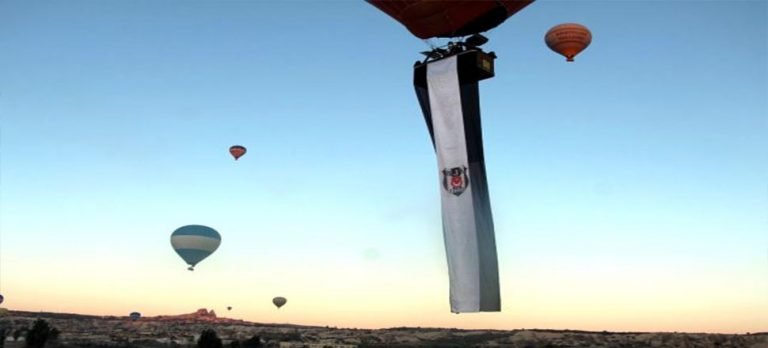 Kapadokya’da balonlar yeniden havalandı: Beşiktaş’ın şampiyonluğu kutlandı
