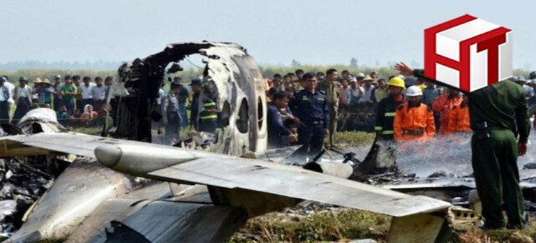 Myanmar’da askeri uçak düştü: 12 ölü