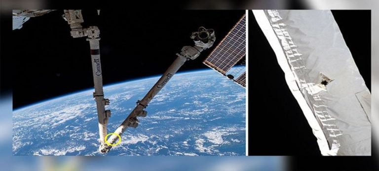 Uluslararası Uzay İstasyonu’nda korkulan oldu: Darbe aldı!