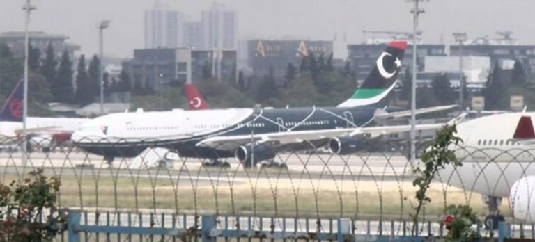 Eski başkan Kaddafi’nin uçağı İstanbul’da bakıma alındı