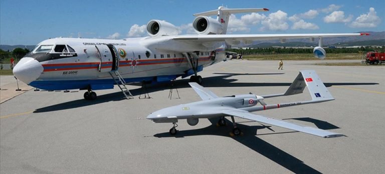 Orman yangınlarıyla mücadelede İHA atağı