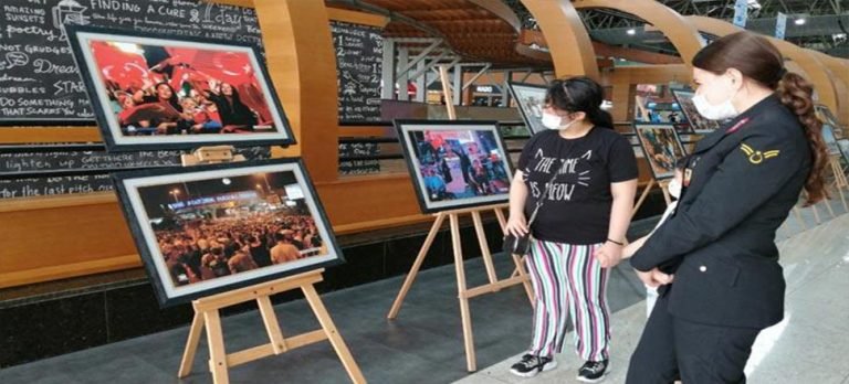 Sabiha Gökçen Havalimanı’nda 15 Temmuz sergisi açıldı