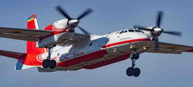 Ukrayna’ya ait iki yangın uçağı Türkiye’ye havalandı