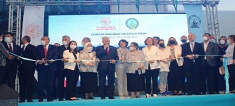 Erzincan Havalimanı’nın adı törenle değiştirildi