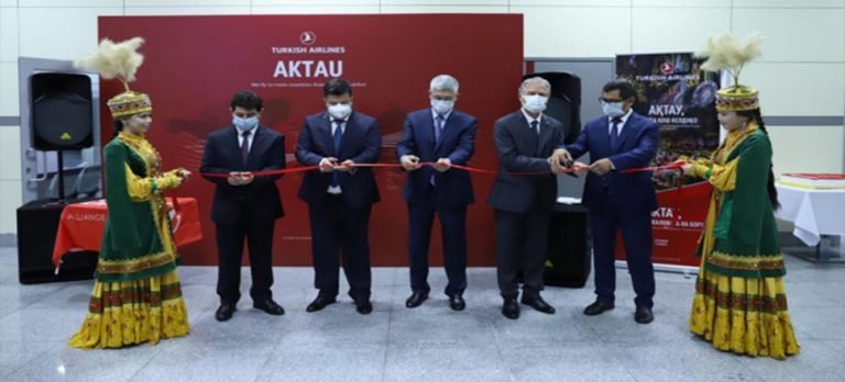 THY’nin 255’inci destinasyonu Kazakistan’ın Aktau şehri oldu