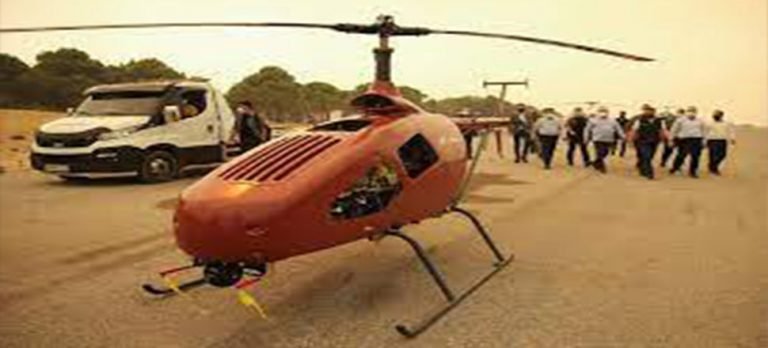 İnsansız helikopter ilk kez Manavgat yangınında kullanıldı