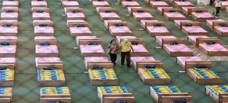 Havalimanı hastaneye çevrildi