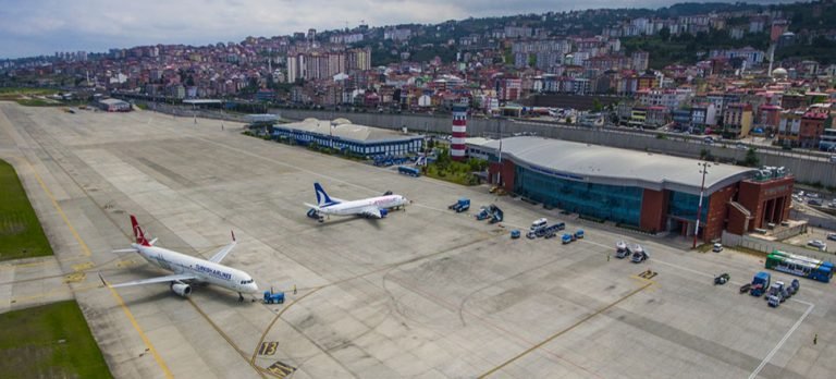 Trabzon’da dış hatlarda uçak seferlerinde  büyük artış yaşandı