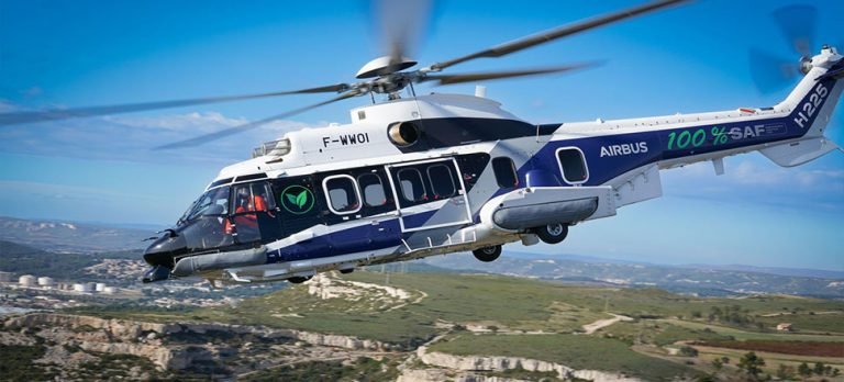 %100 sürdürülebilir havacılık yakıtı ile ilk Airbus helikopter uçuşu