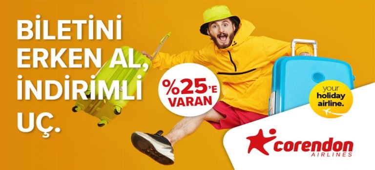 Corendon Airlines’tan Erken Rezervasyon Kampanyası