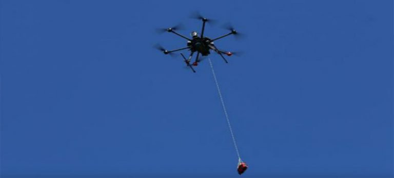 Drone ile hayata döndü