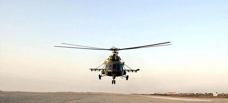 Azerbaycan Hava Kuvvetleri’nden Helikopterlerle Tatbikat