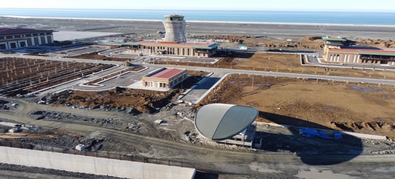 Rize-Artvin Havalimanı’nın üst yapı inşaatında sona yaklaşıldı