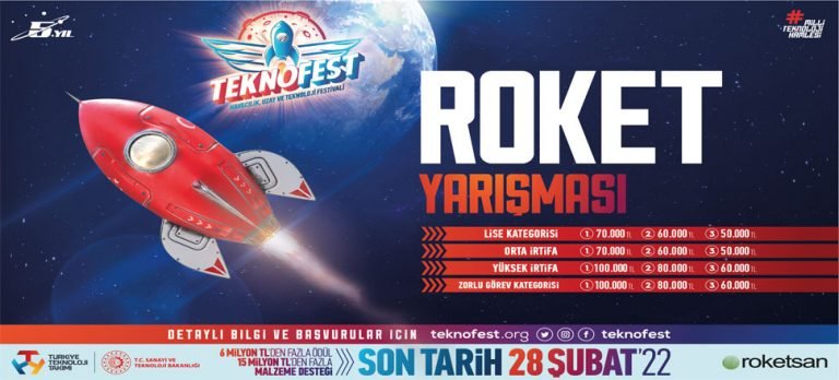 Gökyüzüne Meydan Okuyan Gençler Roket Yarışmasına