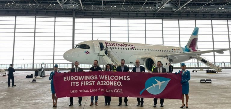 Eurowings receives its first A320neo