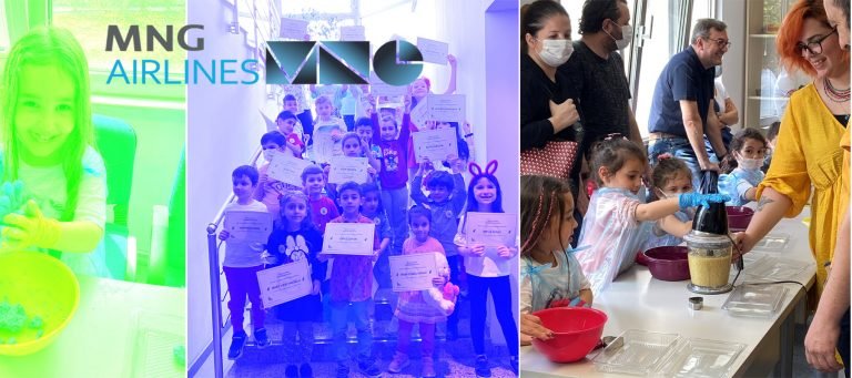 MNG Havayolları 23 Nisan dolayısıyla çalışan çocuklarıyla bir araya geldi