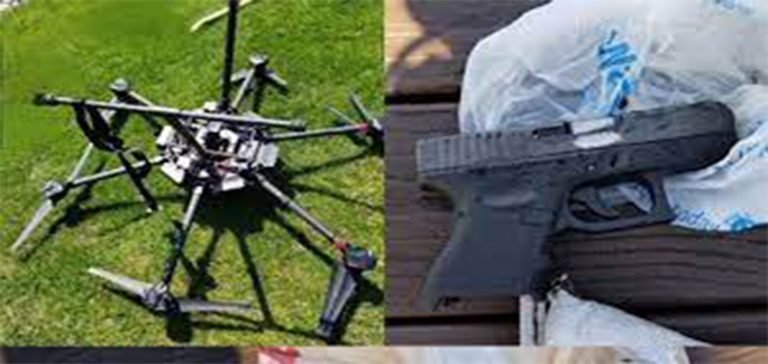 Drone ile silah kaçakçılığı yaptılar