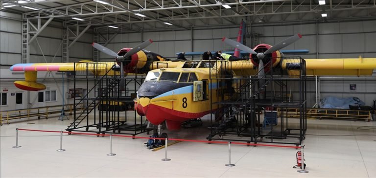 THK’nın yangın söndürme uçaklarının bakımlarında sona gelindi