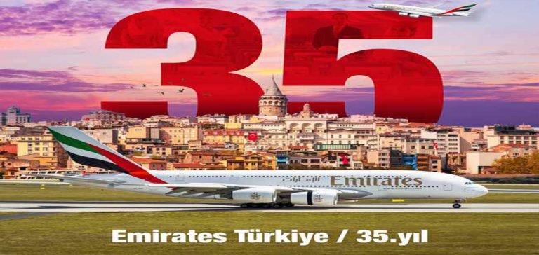 Emirates Türkiye’deki İlk Uçuşunun 35. Yılını Kutluyor!