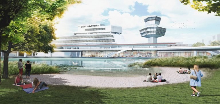 Berlin’deki eski havaalanı iklim dostu bir mahalleye dönüştürülüyor