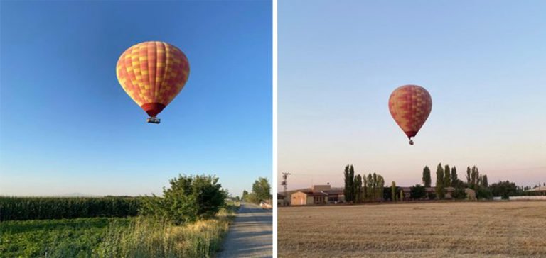 Başkan Altay sıcak hava balonu ile ilk uçuş yapıldığını duyurdu