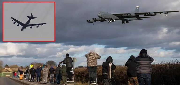 ABD B-52 bombardıman uçağı İngiliz semalarında uçarken acil durum kodu verdi, ortalık karıştı!