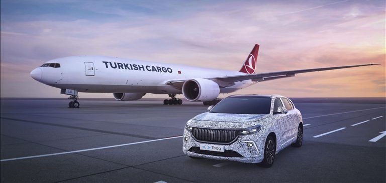 Turkish Cargo, Togg’u kış testleri için Arjantin’e taşıdı