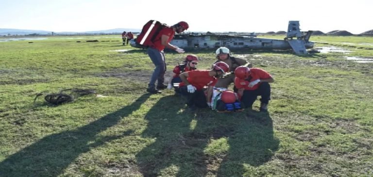 Balıkesir’de uçak kazası tatbikatı