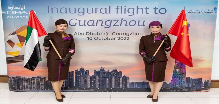 Etihad Havayolları, Çin’in Guangzhou şehrine ilk uçuşunu başlattı