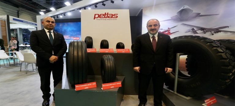 Milli Muharip Uçak ve SİHA lastikleri görücüye çıktı