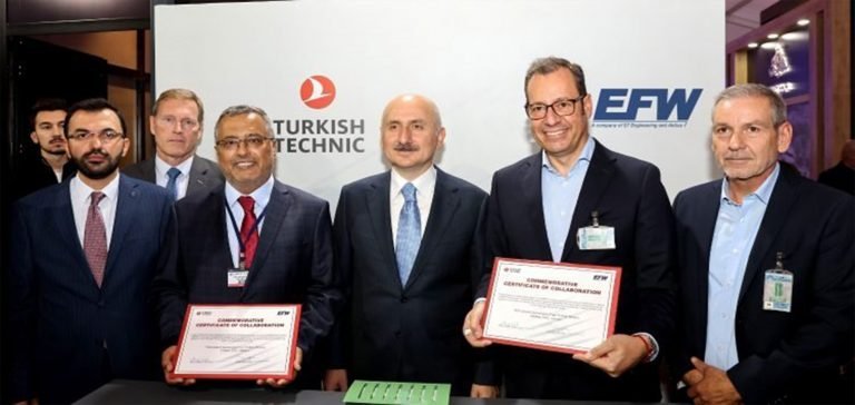THY Teknik AŞ yolcu-kargo uçağı dönüşümü için EFW ile iş birliği yaptı