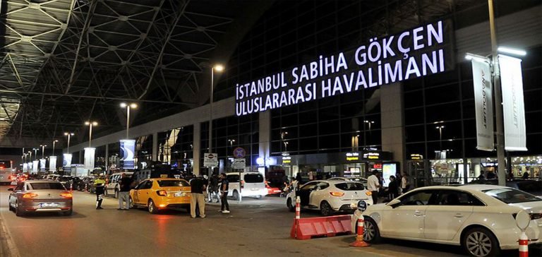 Sabiha Gökçen Havalimanı’nda boş taksiler müşteri almadı