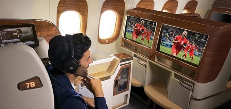 Emirates’den futbolseverlere uçak içi eğlence sistemi
