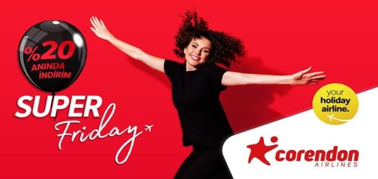 Corendon Airlines’den ‘Super Friday’ Kampanyası