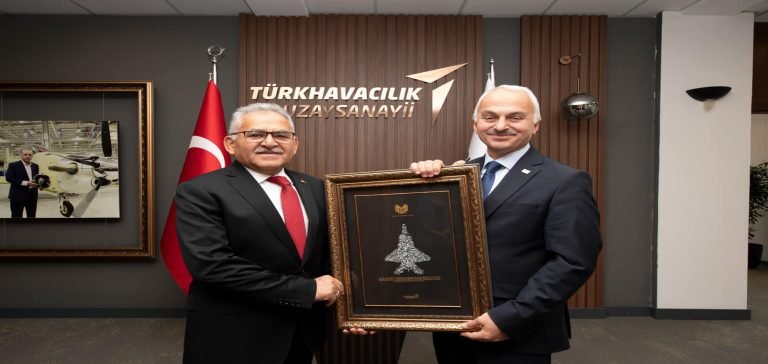 Başkan Büyükkılıç, TUSAŞ Genel Müdürü Kotil’i Ziyaret Etti